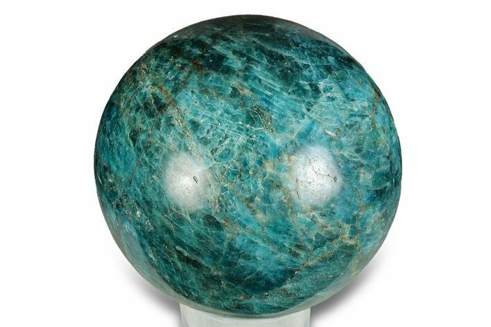 Bright Blue Apatite Sphere - Madagascar #249144